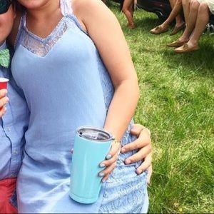 Charlotte Russe blue lace dress